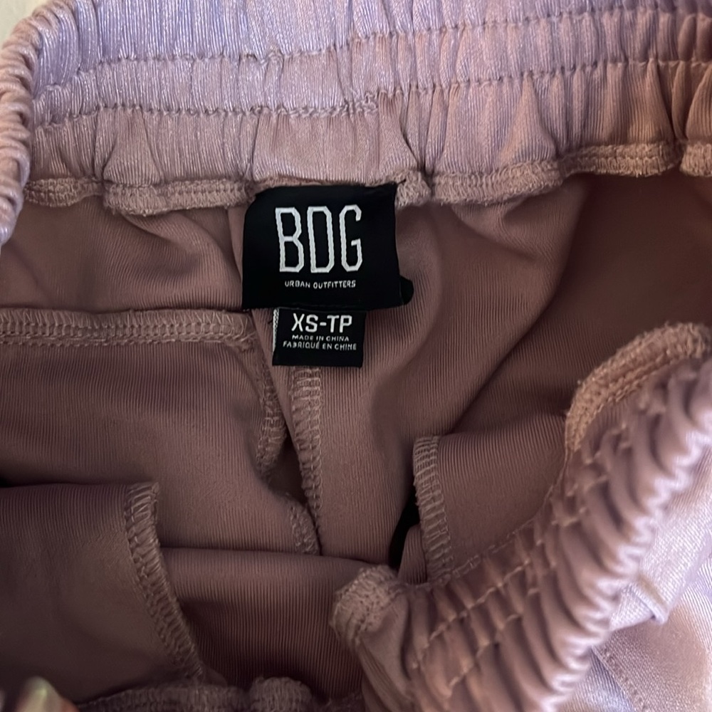 BDG Wide Leg Track Pants tan/lime green size XS - Picture 5 of 10